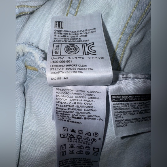 Levi's Women's ORIGINAL TRUCKER JACKET. Size XL VGUC - Picture 10 of 16